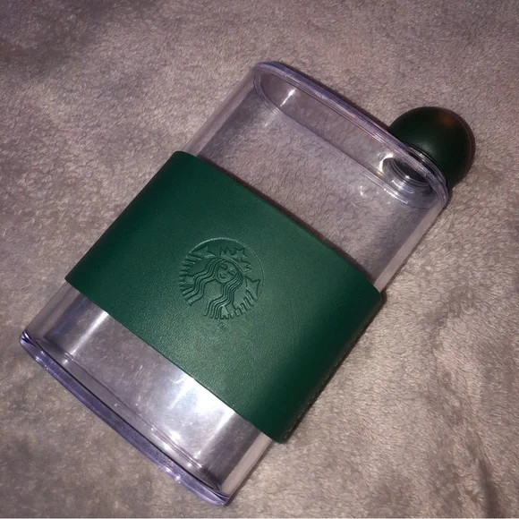 Starbucks Mint Coffee Leaf with Sleeve Water Bottle 14oz 414ml - Picture 9 of 16